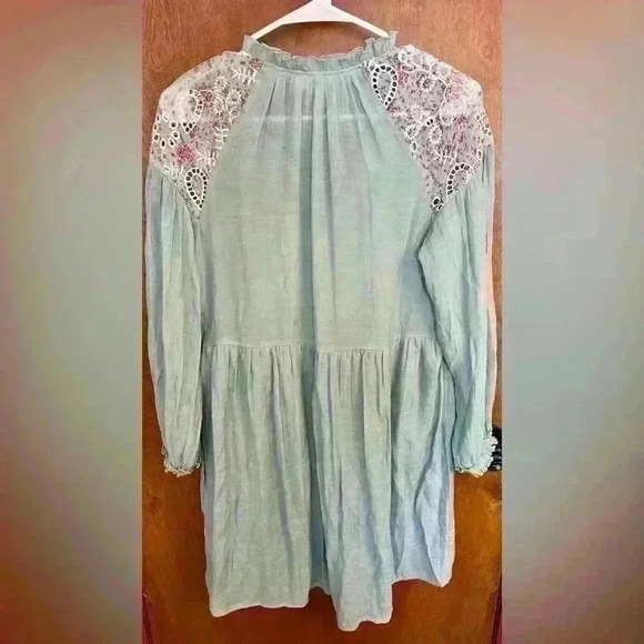 WOMENS LONG SLEEVE GONDOLA GORGEOUS BABYDOLL TUNIC DRESS SIZE SMALL - Picture 8 of 9